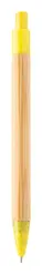 Kemijska olovka od bambusa Boothic AP810427 yellow ø11×142 mm-1