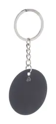 Privjesak za ključeve RondoShine AP808270 black ø45×2 mm-1