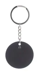 Privjesak za ključeve RondoShine AP808270 black ø45×2 mm-2