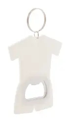 Privjesak za ključeve s otvaračem za bocu Soccer AP808156 white 66×80×5 mm-0