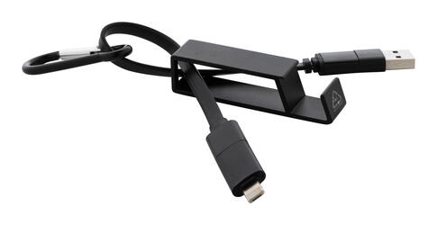 USB kabel za punjenje Cappy AP864058 black 155×15×17 mm-0