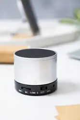 Bluetooth zvučnik Ralufi AP864093 silver ø59×50 mm-2