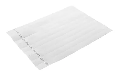 Festivalske narukvice Tyvek (10 kom) AP717018 white 190×255 mm-2