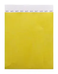 Festivalske narukvice Tyvek (10 kom) Wristvek AP717018 yellow 190×255 mm-3