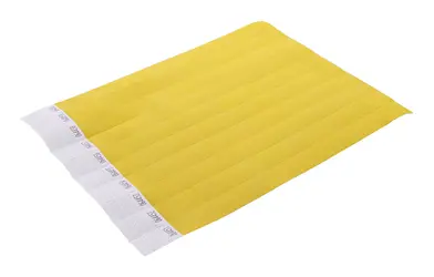 Festivalske narukvice Tyvek (10 kom) Wristvek AP717018 yellow 190×255 mm-1