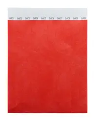 Festivalske narukvice Tyvek (10 kom) Wristvek AP717018 red 190×255 mm-1