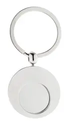 Privjesak s novčićem za kolica Cromo AP808260 silver 36×36×5 mm-1