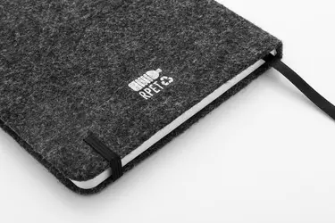 Rokovnik od filca Refelt Note A5 AP808171 dark grey 140×210×15 mm-3
