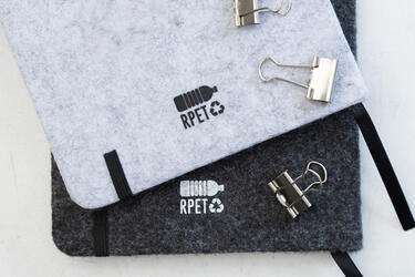 Rokovnik od filca Refelt Note A5 AP808171 dark grey 140×210×15 mm-4