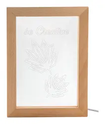 Trofej s LED svjetlom Woodiframe AP716910 natural 170×230×19 mm-0