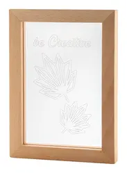 Trofej s LED svjetlom Woodiframe AP716910 natural 170×230×19 mm-4