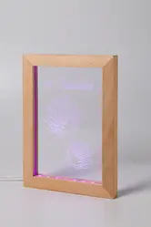 Trofej s LED svjetlom Woodiframe AP716910 natural 170×230×19 mm-7