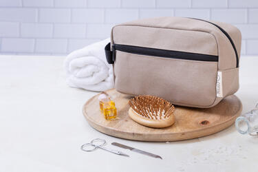 Kozmetička torbica Rebyss Beauty AP808298 natural, beige 230×130×110 mm-4