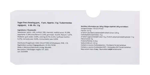 Žvakaće gume CUSTOM MADE AP716848 white 54×63×6 mm-4
