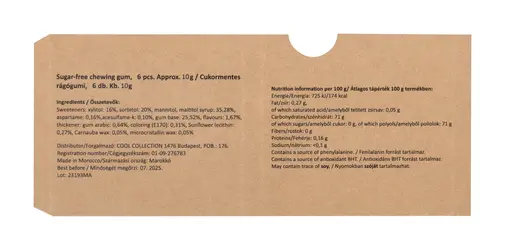 Žvakaće gume CUSTOM MADE AP716849 natural 54×63×6 mm-4