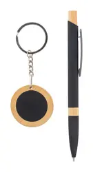 Set olovke i privjeska za ključeve AP808182 black 95×170×28 mm-2