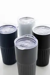Termo šalica Streaky Tall AP808233 dark blue ø87×176 mm-2