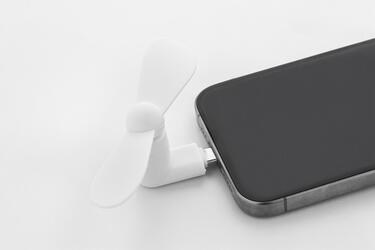 Ventilator s Type-C pogonom Blobile AP864086 white 88×35×37 mm-2