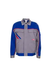 Planam HIGHLINE, radna jakna, zinc/royal/red, 42