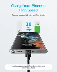 Anker USB-C to USB-C kabl 1.8 m RBA81F6 grey-5
