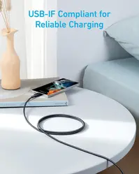 Anker USB-C to USB-C kabl 1.8 m RBA81F6 grey-6