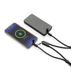 LoopAmp podesiva vezica za mobitel 160 cm s kablom 60W  P302.53 black-5