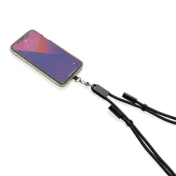 LoopAmp podesiva vezica za mobitel 160 cm s kablom 60W  P302.53 black-7