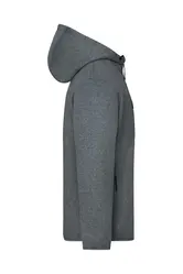 Radna flis jakna JN1874 grey, brown XS-2