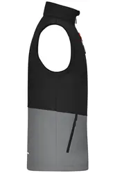 Radni softshell prsluk JN1888 black, grey XS-2