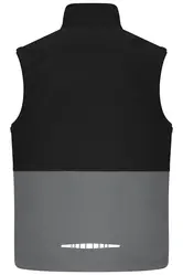 Radni softshell prsluk JN1888 black, grey XS-3
