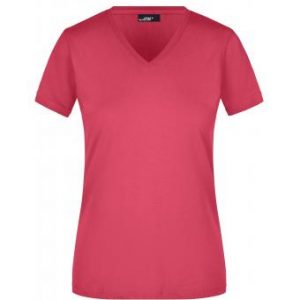 Ženska T-shirt majica slim fit V-izrez JN972