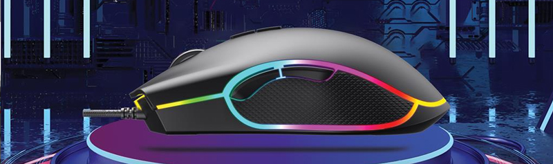 Gaming miš sa svjetlećim logom